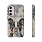 Boston Terrier Phone Case by Tough Cases (Apple iphone, Samsung galaxy, Google Pixel) Boston Terrier