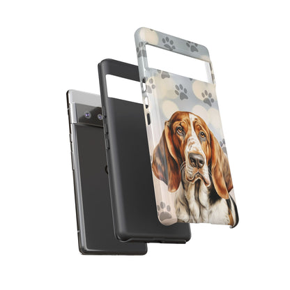 Basset Hound Phone Case by Tough Cases (Apple iPhone, Samsung Galaxy, and Google Pixel)