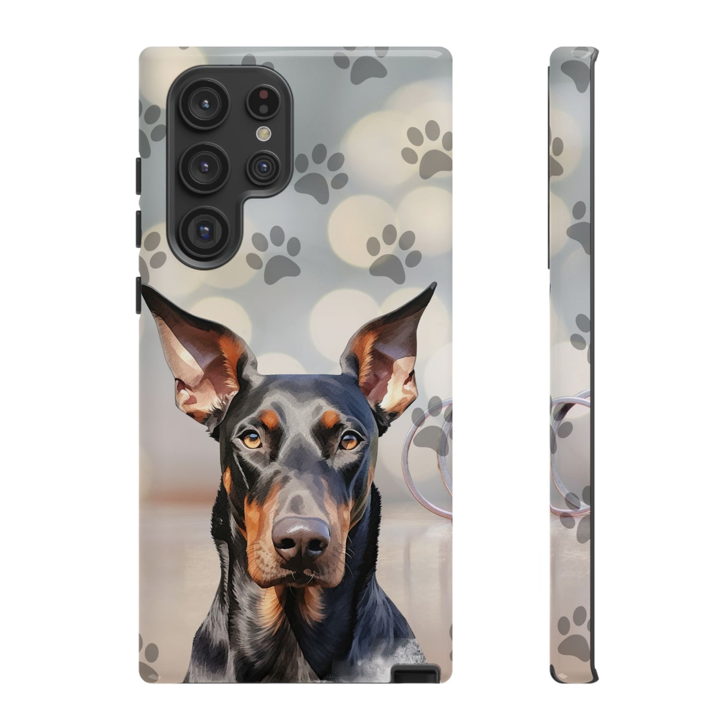 Doberman Phone Case by Tough Cases (Apple iPhone, Samsung Galaxy, and Google Pixel)