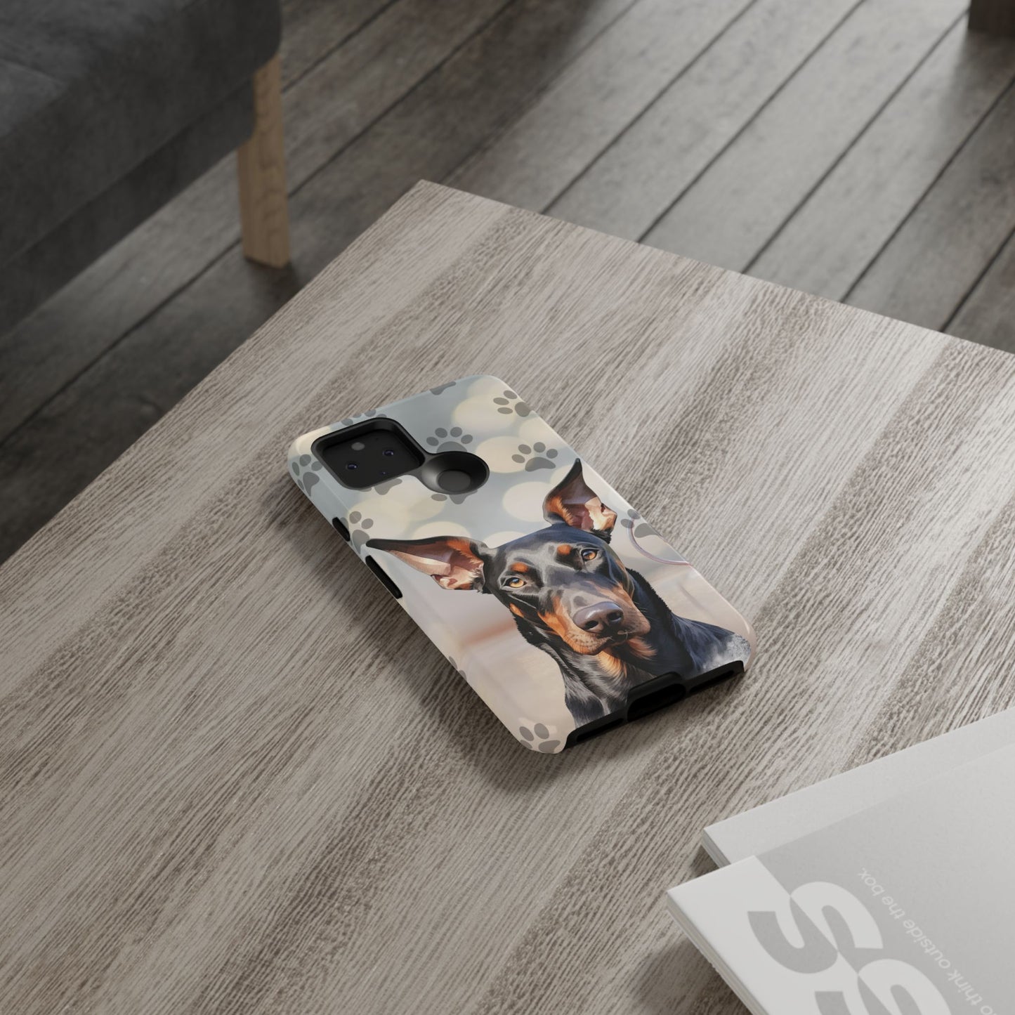 Doberman Phone Case by Tough Cases (Apple iPhone, Samsung Galaxy, and Google Pixel)