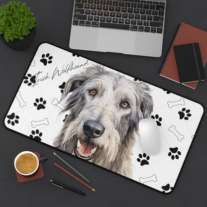 Irish Wolfhound Desk Mat