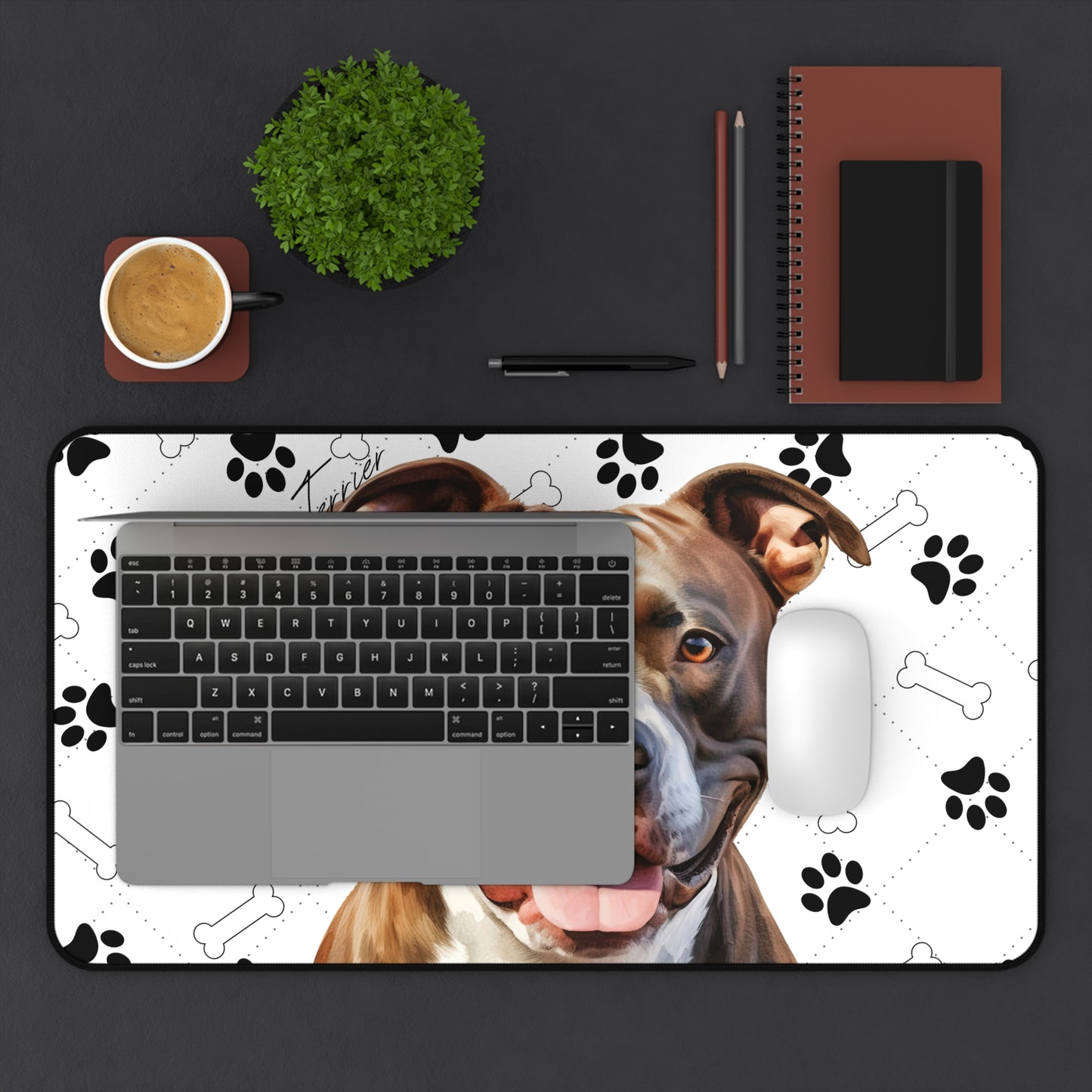 Staffordshire Terrier Desk Mat
