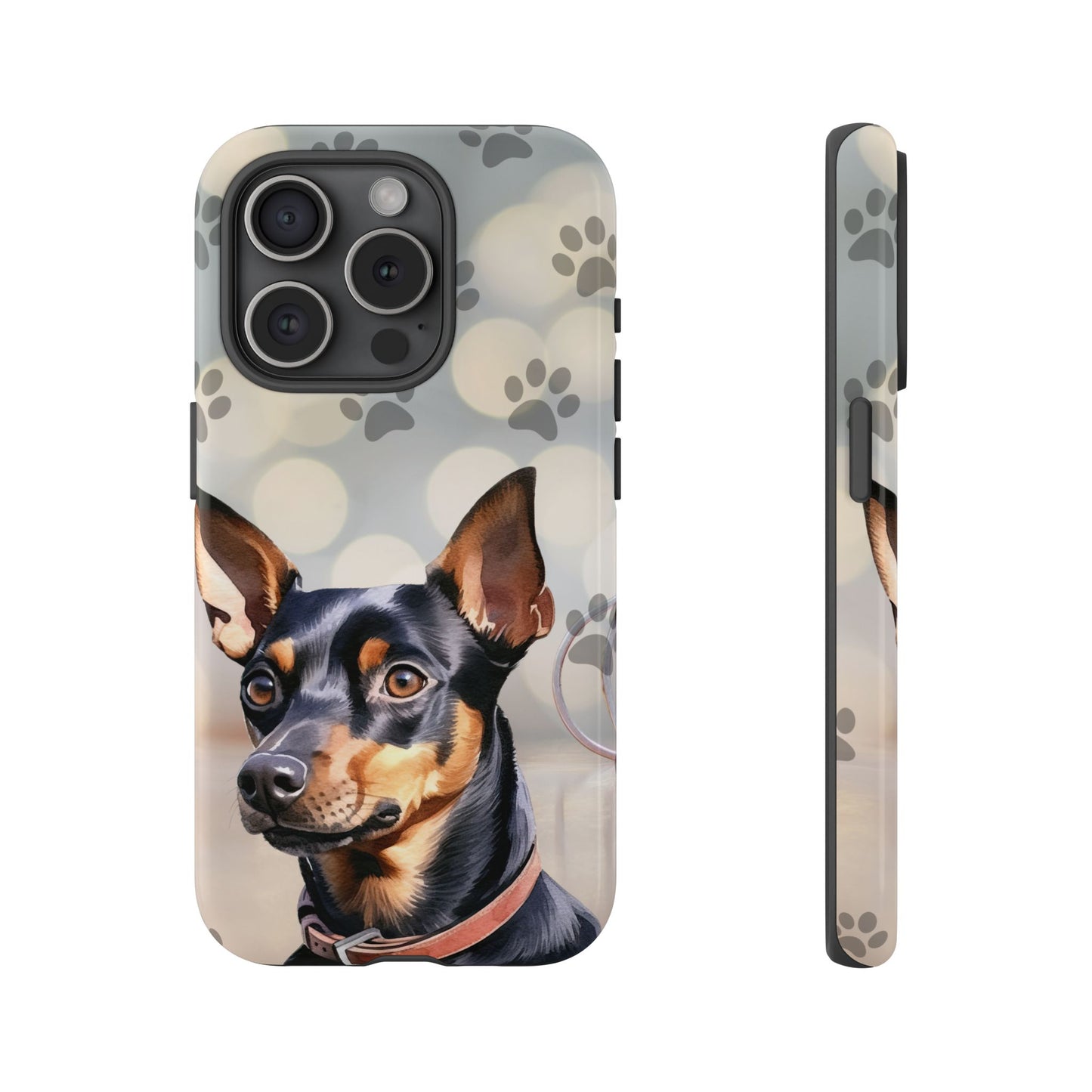 Miniature Pinscher by Tough Cases (Apple iPhone, Samsung Galaxy, and Google Pixel)