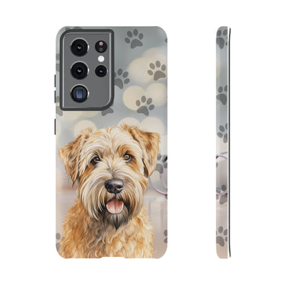 Self-Coated Wheaten Terrier by Tough Cases (Apple iPhone, Samsung Galaxy, and Google Pixel)