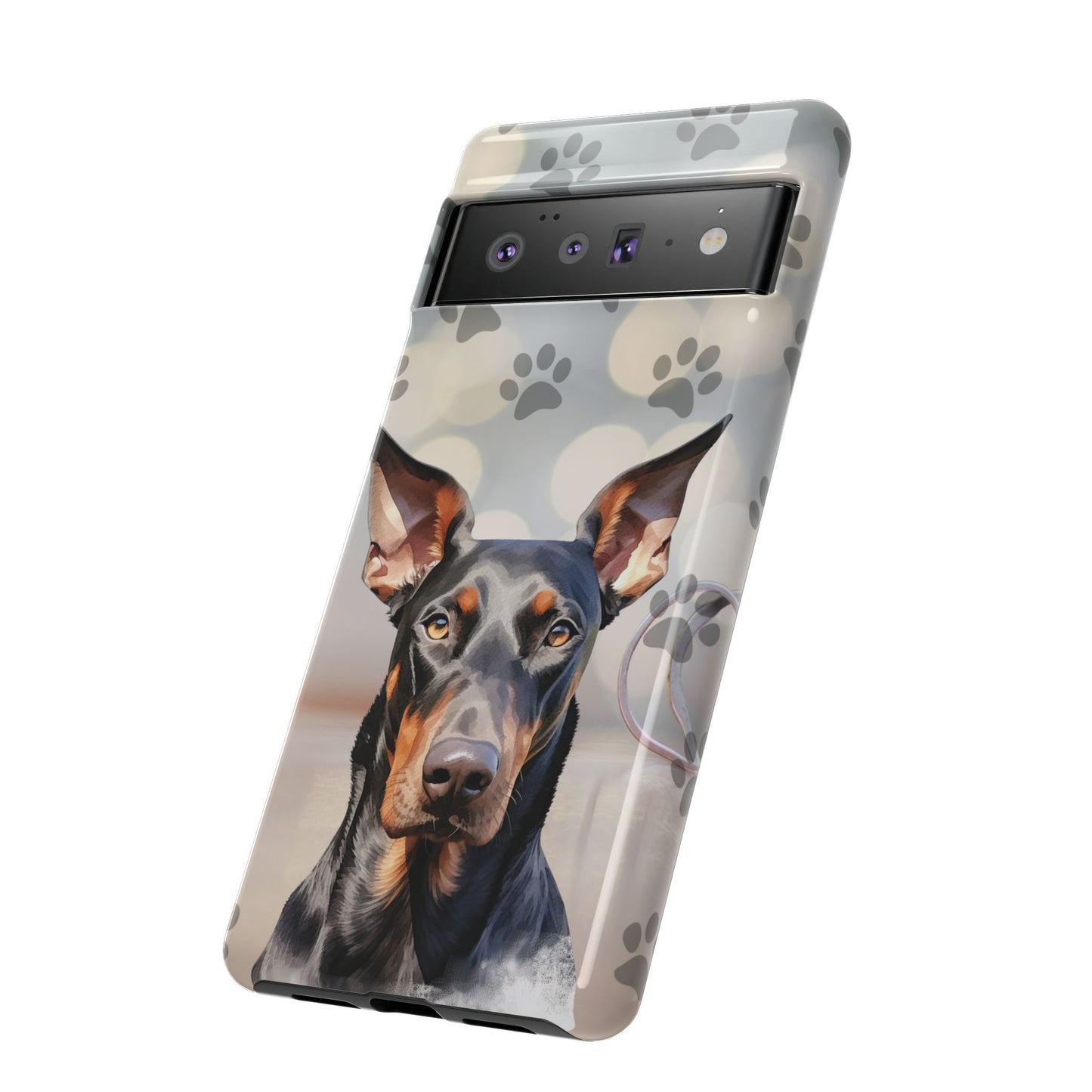 Doberman Phone Case by Tough Cases (Apple iPhone, Samsung Galaxy, and Google Pixel)