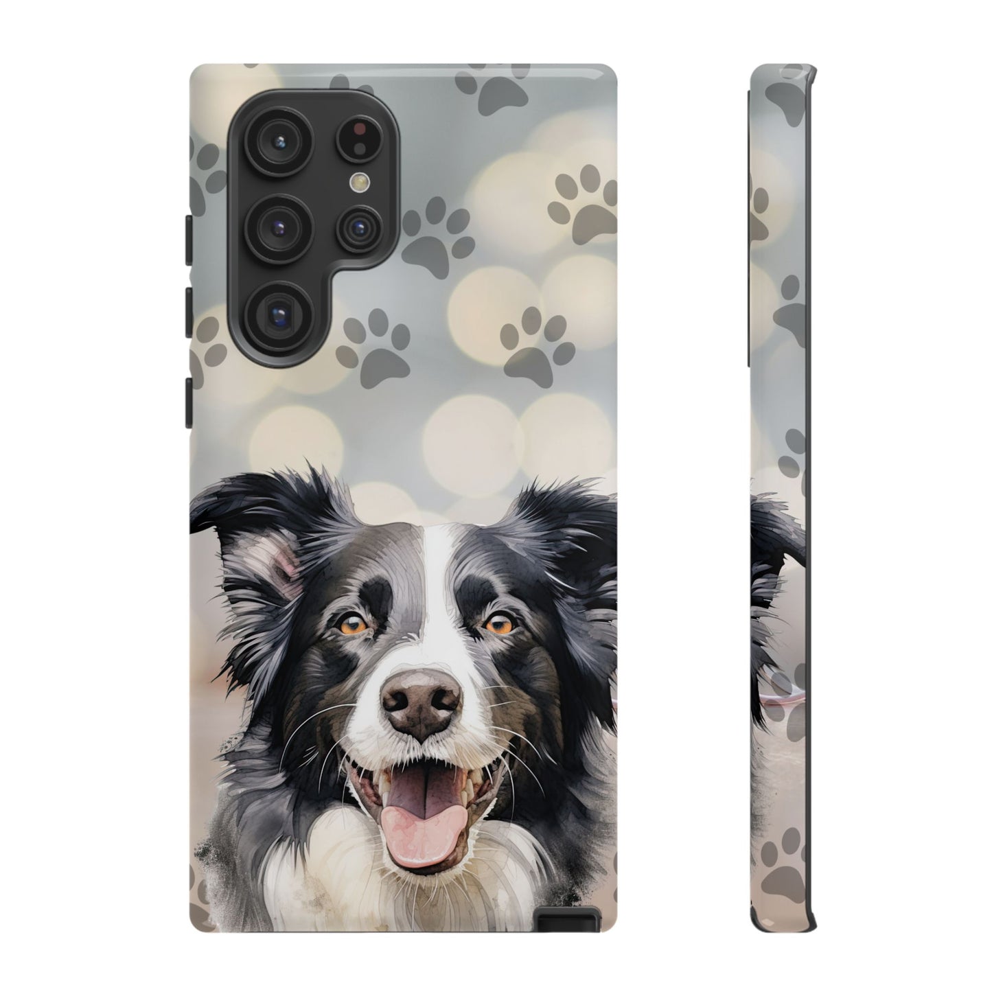 Border Collie Phone Case by Tough Cases (Apple iPhone, Samsung Galaxy, and Google Pixel)