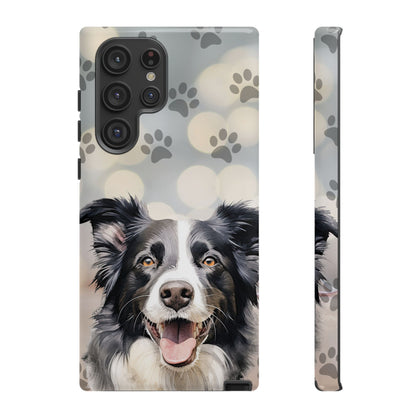 Border Collie Phone Case by Tough Cases (Apple iPhone, Samsung Galaxy, and Google Pixel)