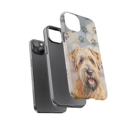 Self-Coated Wheaten Terrier by Tough Cases (Apple iPhone, Samsung Galaxy, and Google Pixel)
