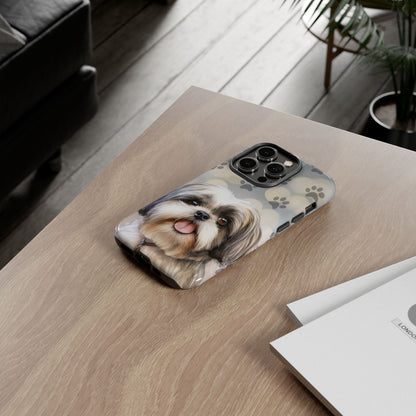 Shih Tzu iPhone 15 Case by Tough Cases (iPhone 15, Pro, Plus and Pro Max)