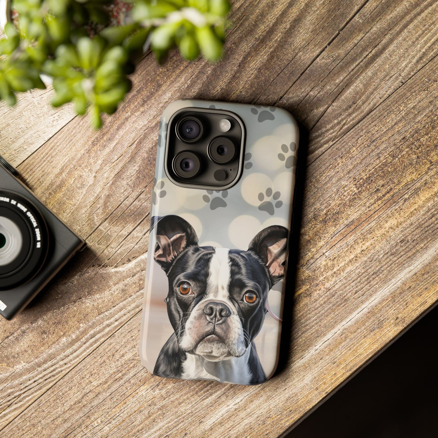 Boston Terrier Phone Case by Tough Cases (Apple iphone, Samsung galaxy, Google Pixel) Boston Terrier