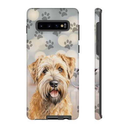 Self-Coated Wheaten Terrier by Tough Cases (Apple iPhone, Samsung Galaxy, and Google Pixel)