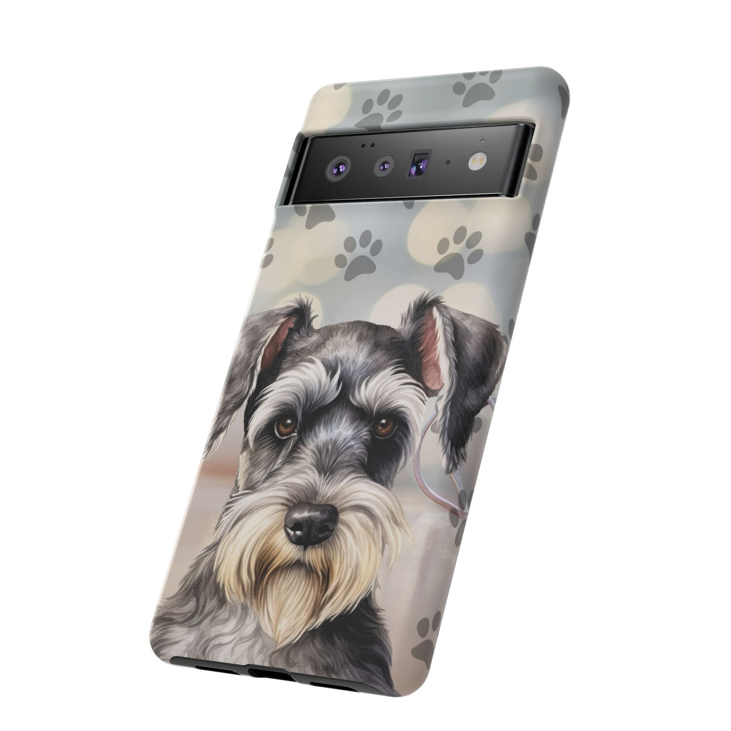 Miniature Schnauzer by Tough Cases (Apple iPhone, Samsung Galaxy, and Google Pixel)
