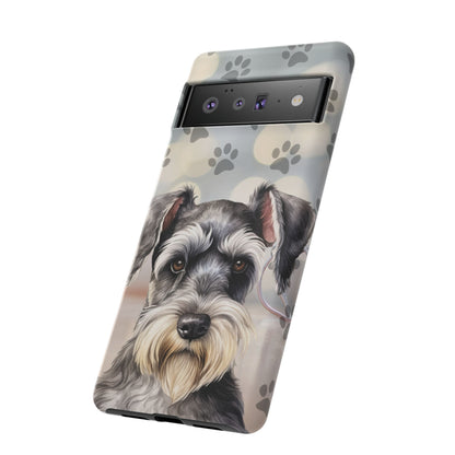 Miniature Schnauzer by Tough Cases (Apple iPhone, Samsung Galaxy, and Google Pixel)