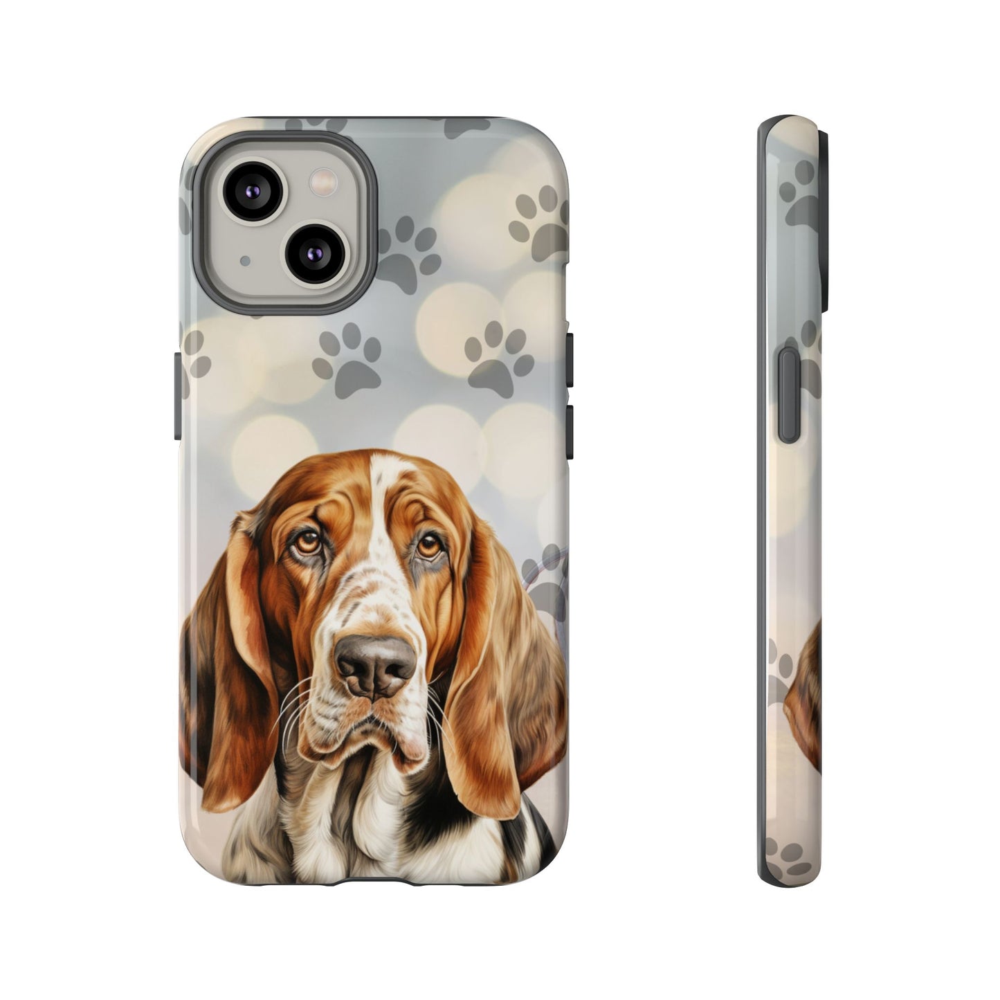 Basset Hound Phone Case by Tough Cases (Apple iPhone, Samsung Galaxy, and Google Pixel)
