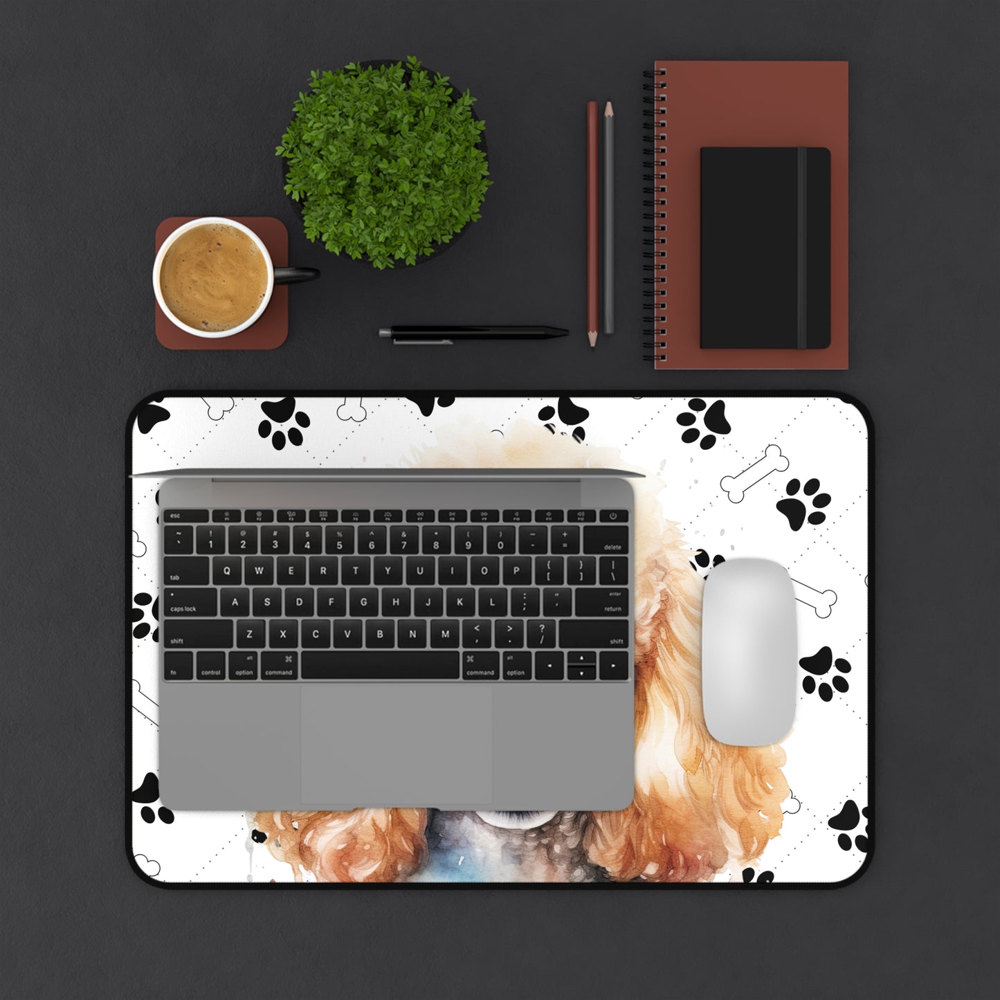 Poodle Desk Mat