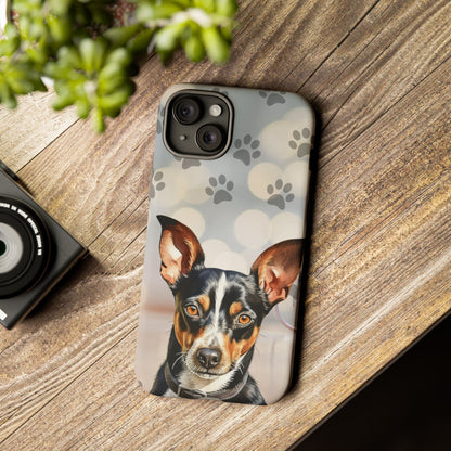 Rat Terrier by Tough Cases a (Apple iPhone, Samsung Galaxy, and Google Pixel)