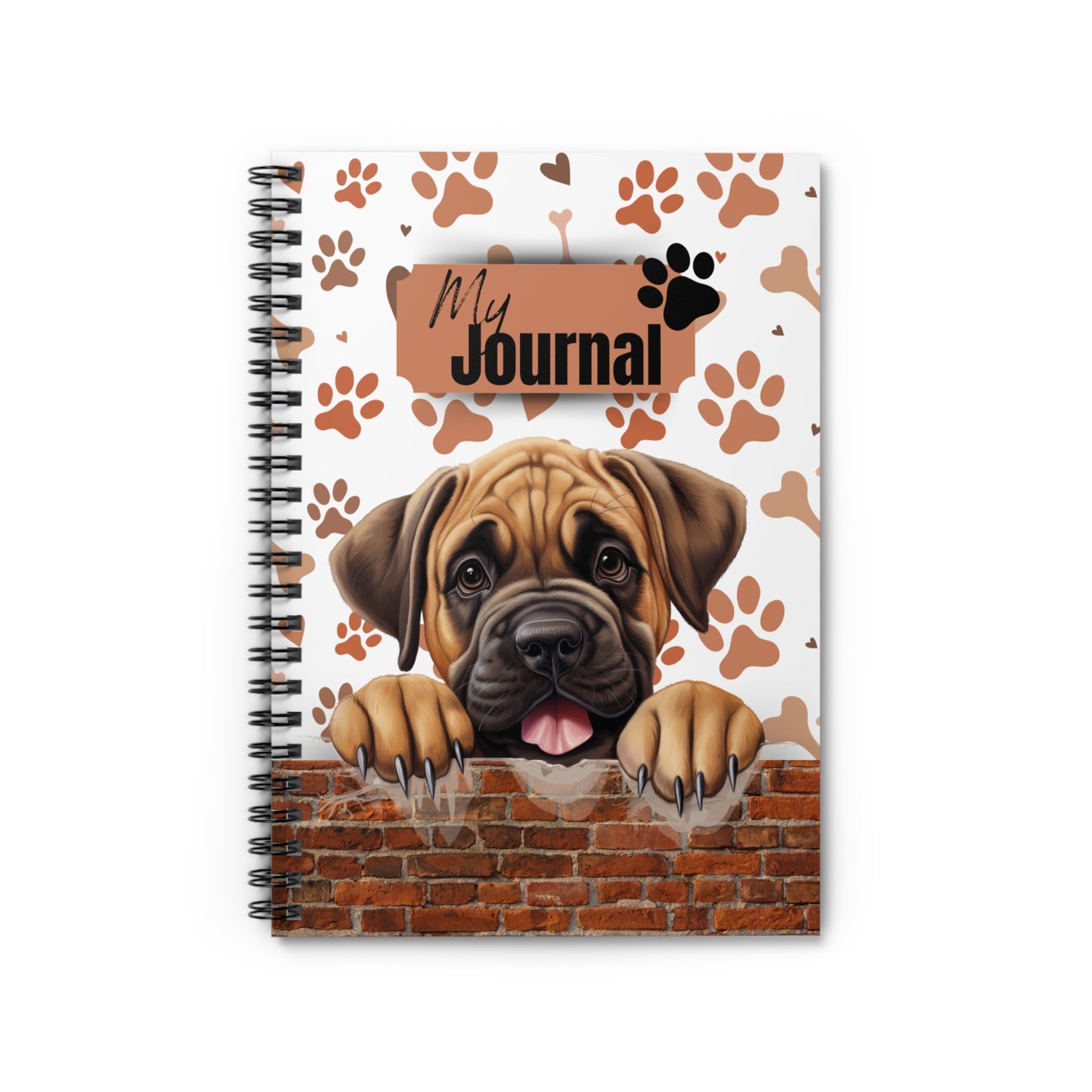 Mastiff Spiral Notebook - Ruled Line