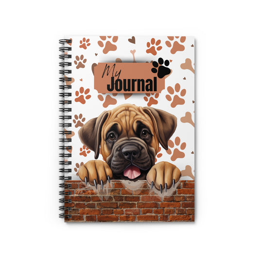 Mastiff Spiral Notebook - Ruled Line