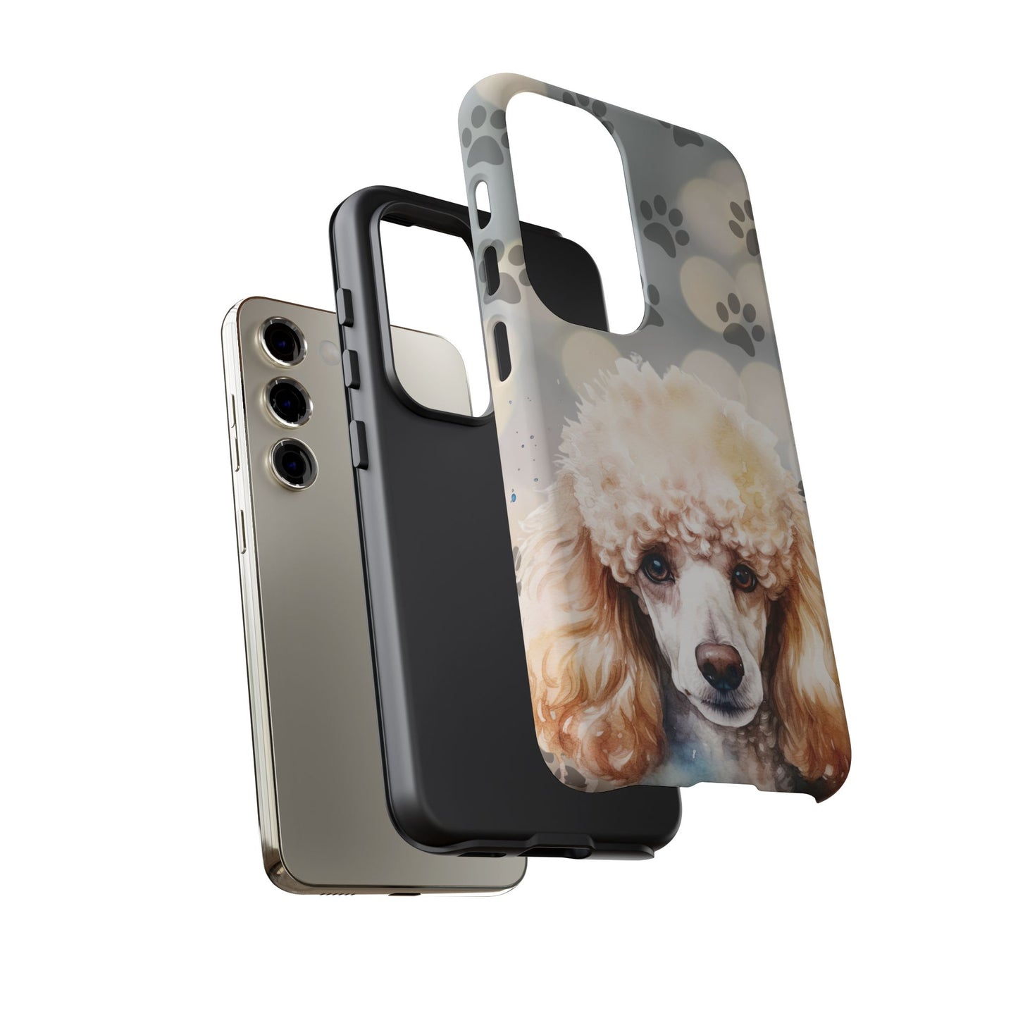 Poodle Phone Case by Tough Cases (Apple iPhone, Samsung Galaxy, and Google Pixel )