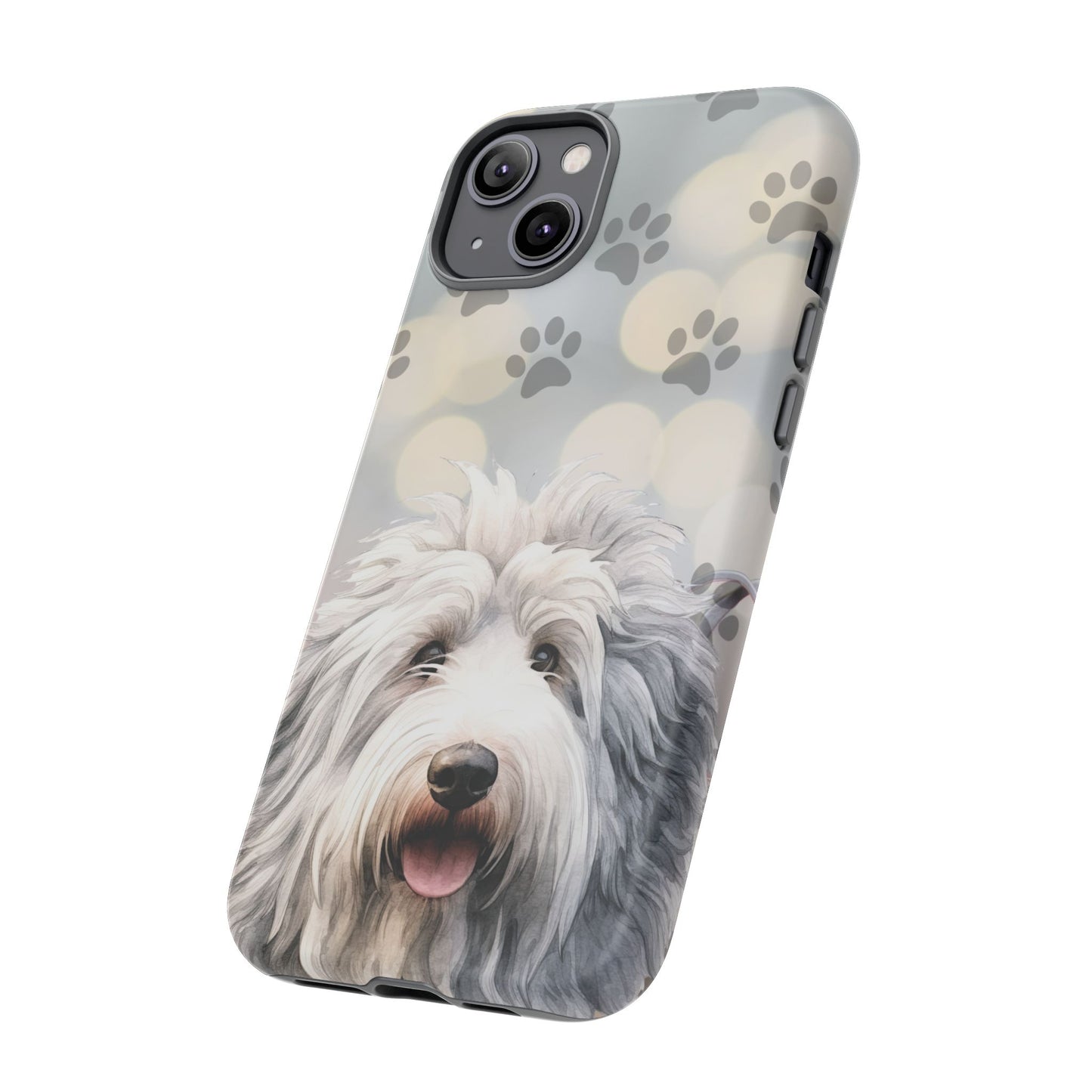 Old English Sheepdog by Tough Cases (Apple iPhone, Samsung Galaxy, and Google Pixel devices)