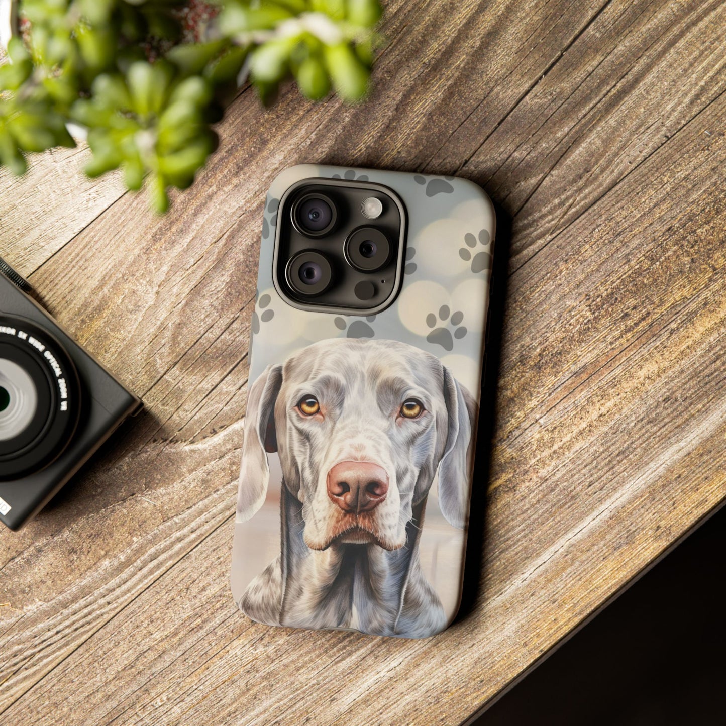 Weimaraner Phone Case by Tough Cases (Apple iPhone, Samsung Galaxy, and Google Pixel)
