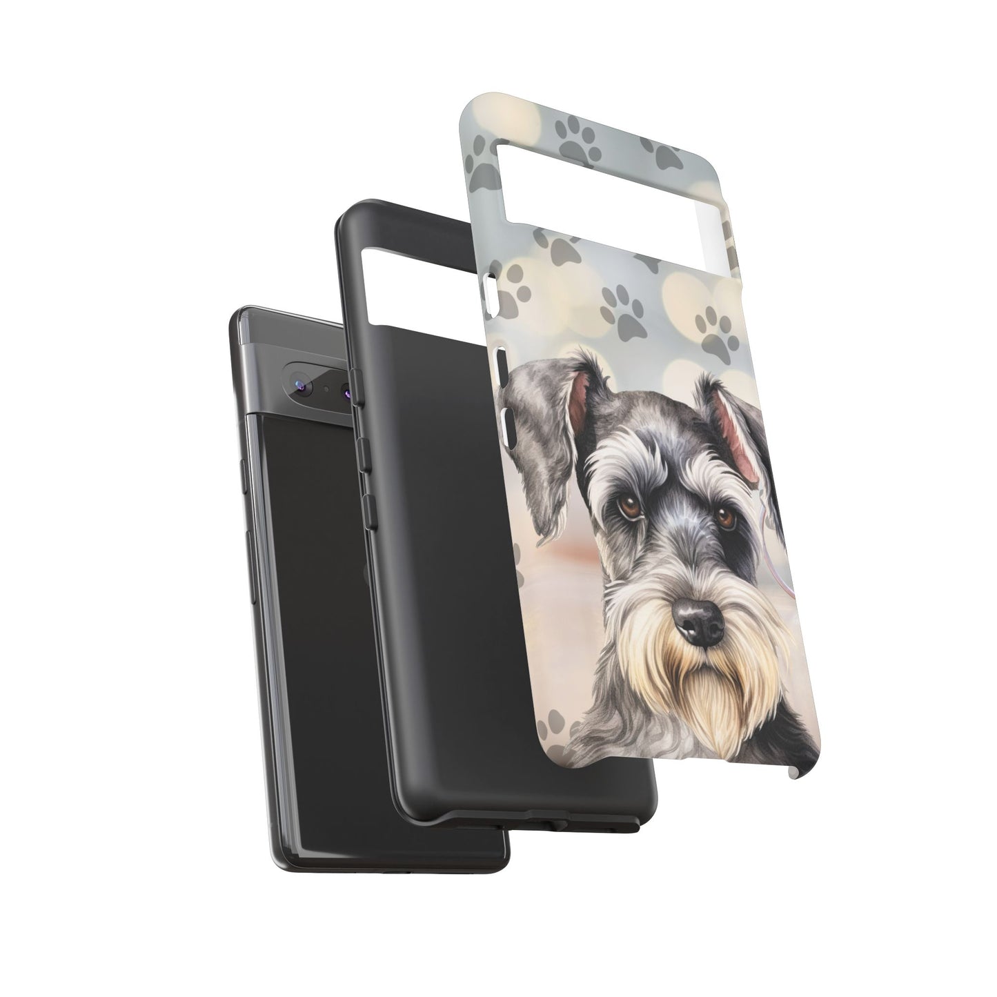 Miniature Schnauzer by Tough Cases (Apple iPhone, Samsung Galaxy, and Google Pixel)