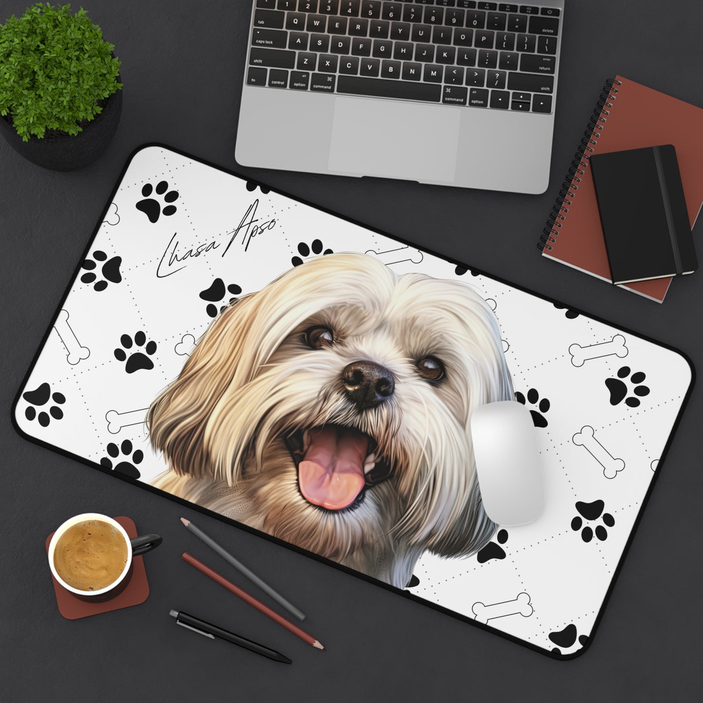 Lhaso Apso Desk Mat