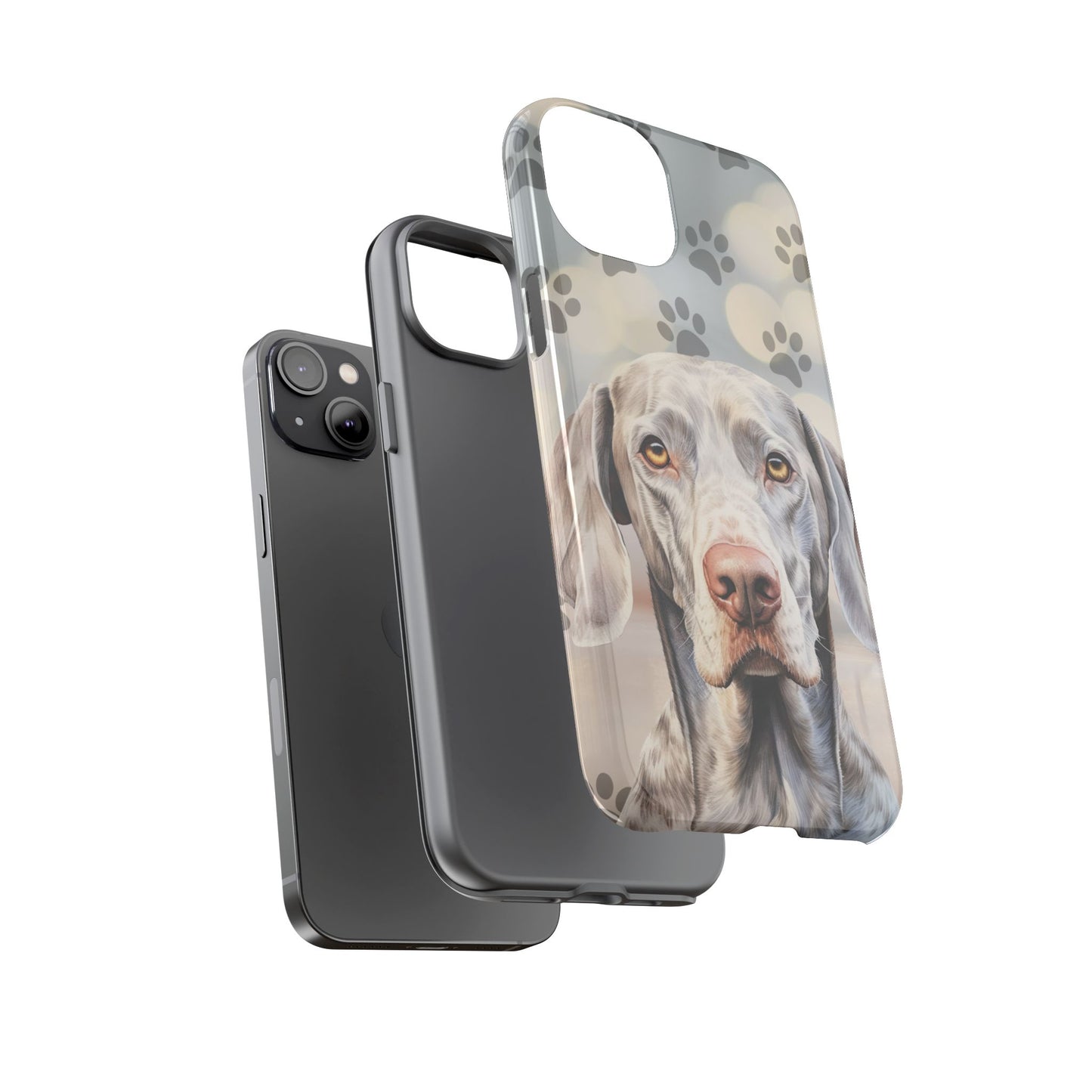 Weimaraner Phone Case by Tough Cases (Apple iPhone, Samsung Galaxy, and Google Pixel)