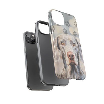 Weimaraner Phone Case by Tough Cases (Apple iPhone, Samsung Galaxy, and Google Pixel)