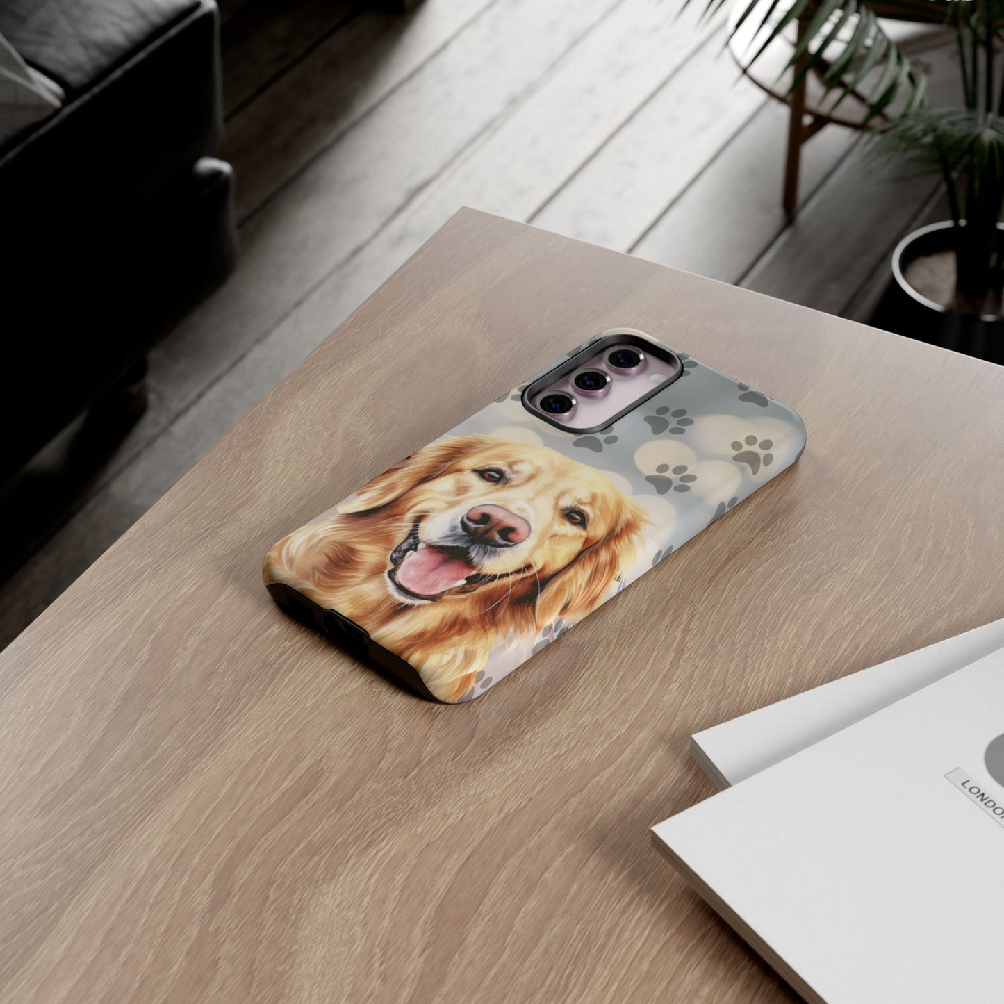 Golden Retriever Phone Case by Tough Cases (Apple iPhone, Samsung Galaxy, and Google Pixel)