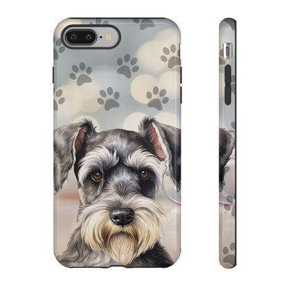 Miniature Schnauzer by Tough Cases (Apple iPhone, Samsung Galaxy, and Google Pixel)