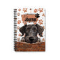 Scottish Deerhound Spiral Notebook - Ruled Line