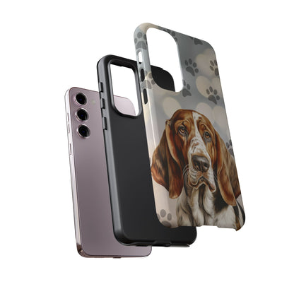 Basset Hound Phone Case by Tough Cases (Apple iPhone, Samsung Galaxy, and Google Pixel)