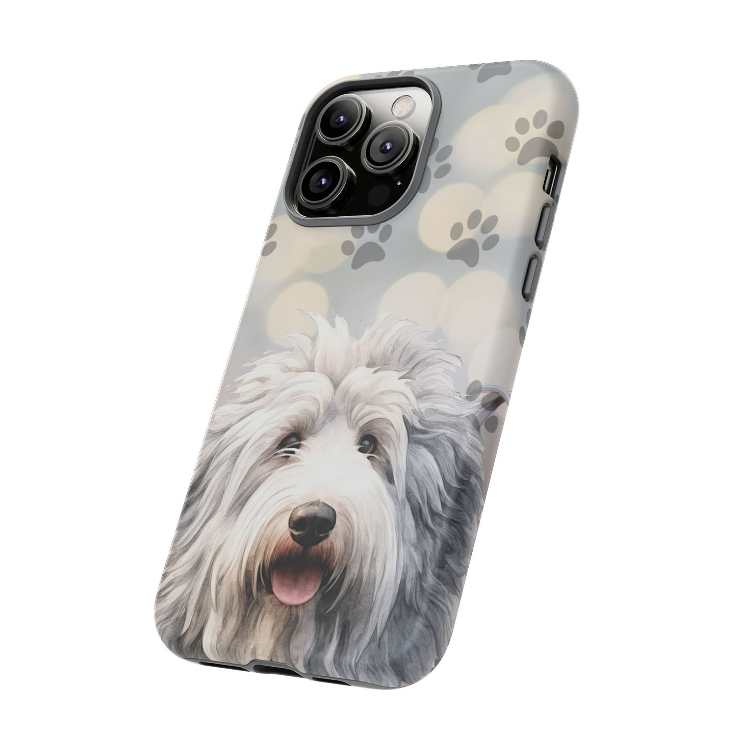 Old English Sheepdog by Tough Cases (Apple iPhone, Samsung Galaxy, and Google Pixel devices)