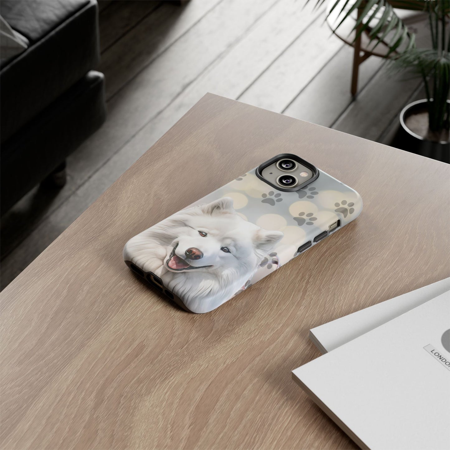 Samoyed Phone Case by Tough Cases (Apple iPhone, Samsung Galaxy, and Google Pixel)