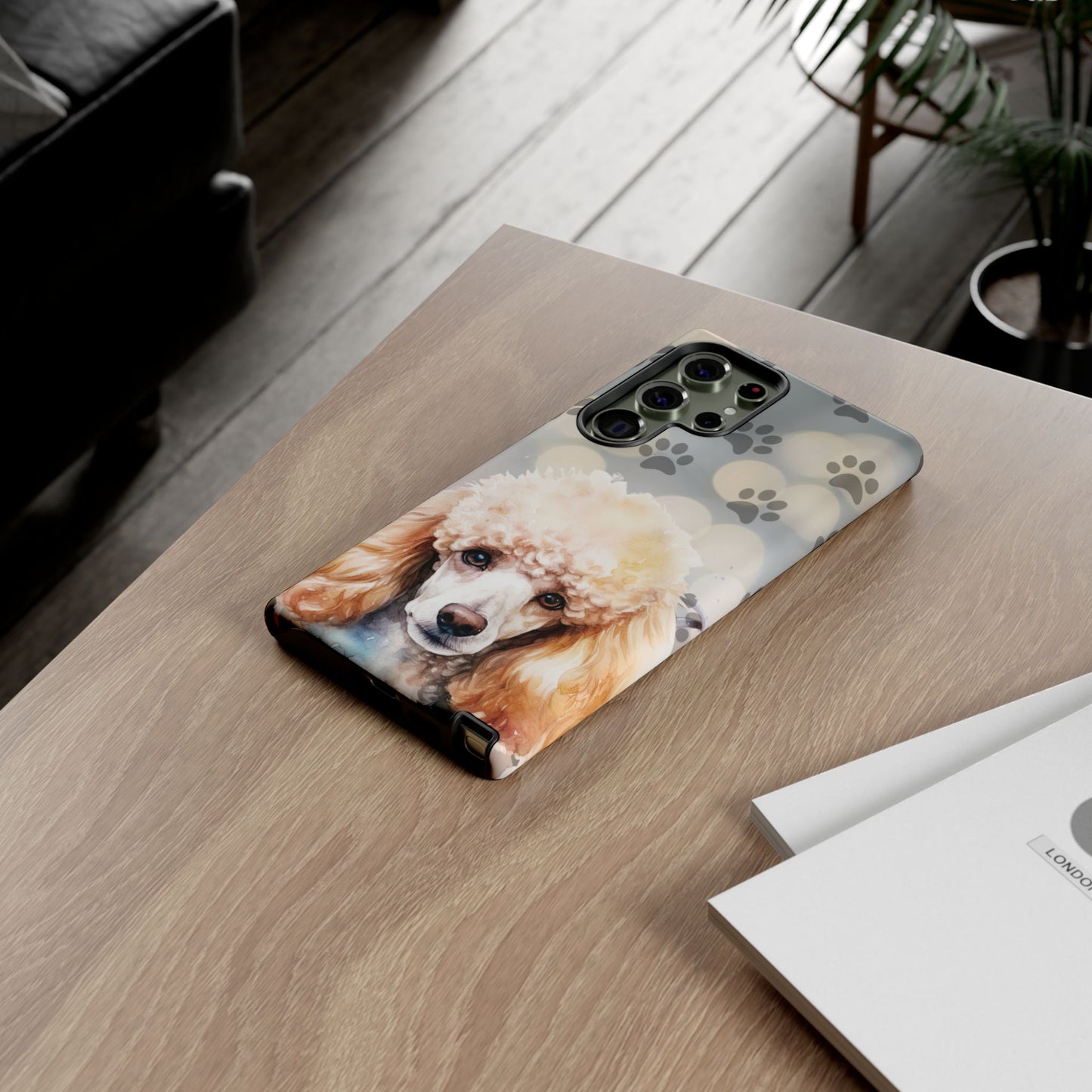 Poodle Phone Case by Tough Cases (Apple iPhone, Samsung Galaxy, and Google Pixel )
