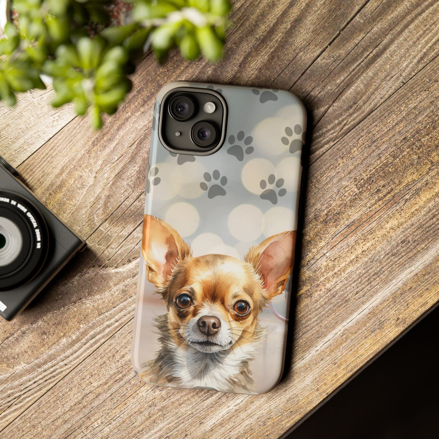 Chihuahua phone case by Tough Cases (Apple iPhone, Samsung Galaxy, and Google Pixel)