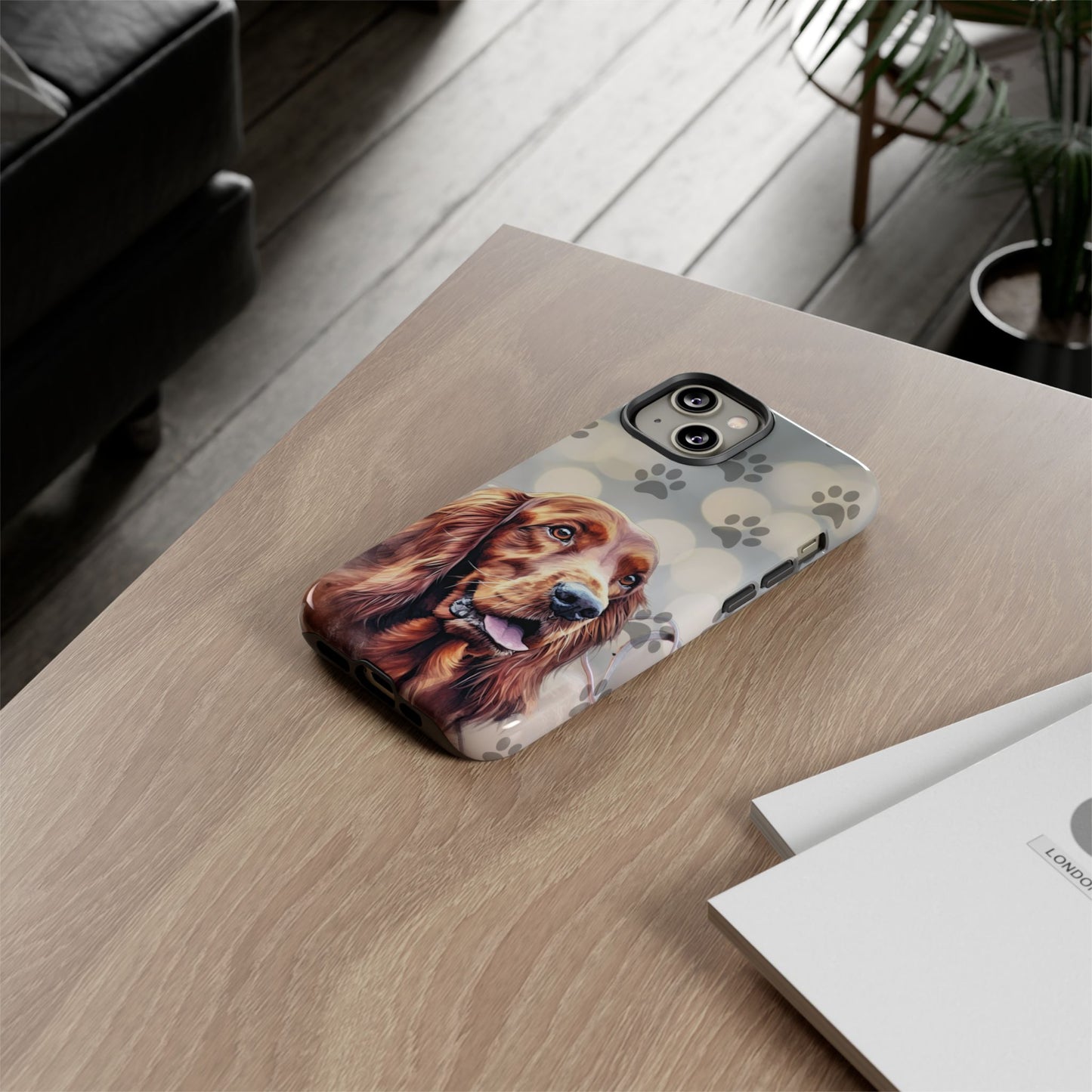 Irish Setter Phone Case by Tough Cases (Apple iPhone, Samsung Galaxy, and Google Pixel)