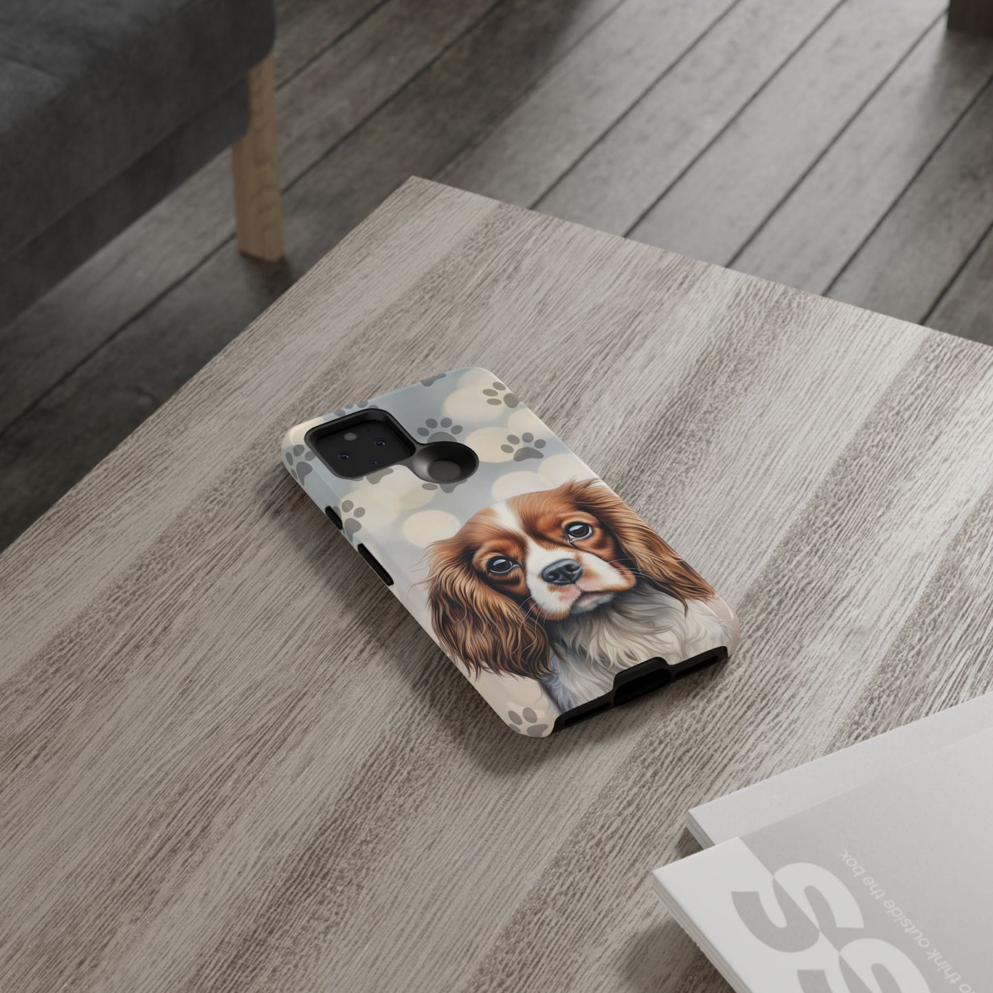 Cavalier King Charles Spaniel phone case by Tough Cases (Apple iPhone, Samsung Galaxy, and Google Pixel)