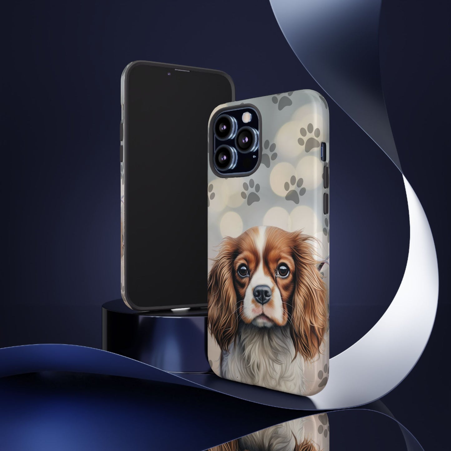 Cavalier King Charles Spaniel phone case by Tough Cases (Apple iPhone, Samsung Galaxy, and Google Pixel)
