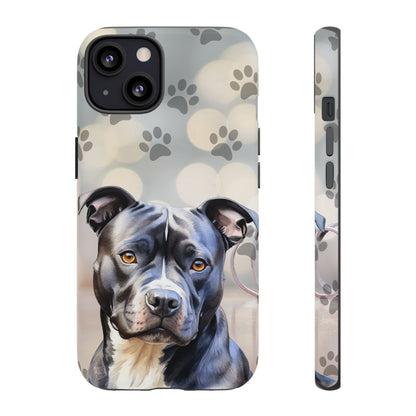 Staffordshire Bull Terrier by Tough Cases (Apple iPhone, Samsung Galaxy, and Google Pixel)