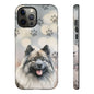 Keeshond Phone Case by Tough Cases ( Apple iPhone, Samsung Galaxy, and Google Pixel)