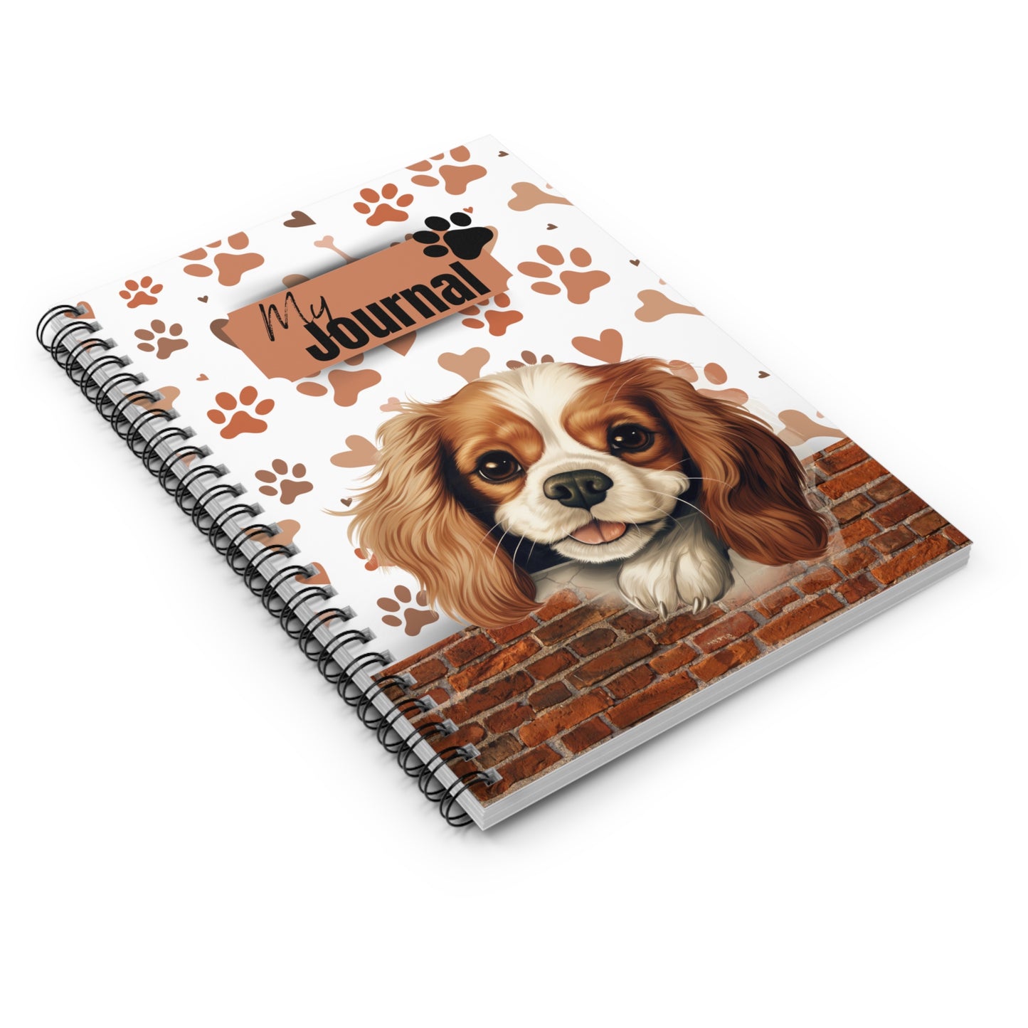 Cavalier King Charles Spaniel Spiral Notebook - Ruled Line