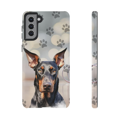 Doberman Phone Case by Tough Cases (Apple iPhone, Samsung Galaxy, and Google Pixel)