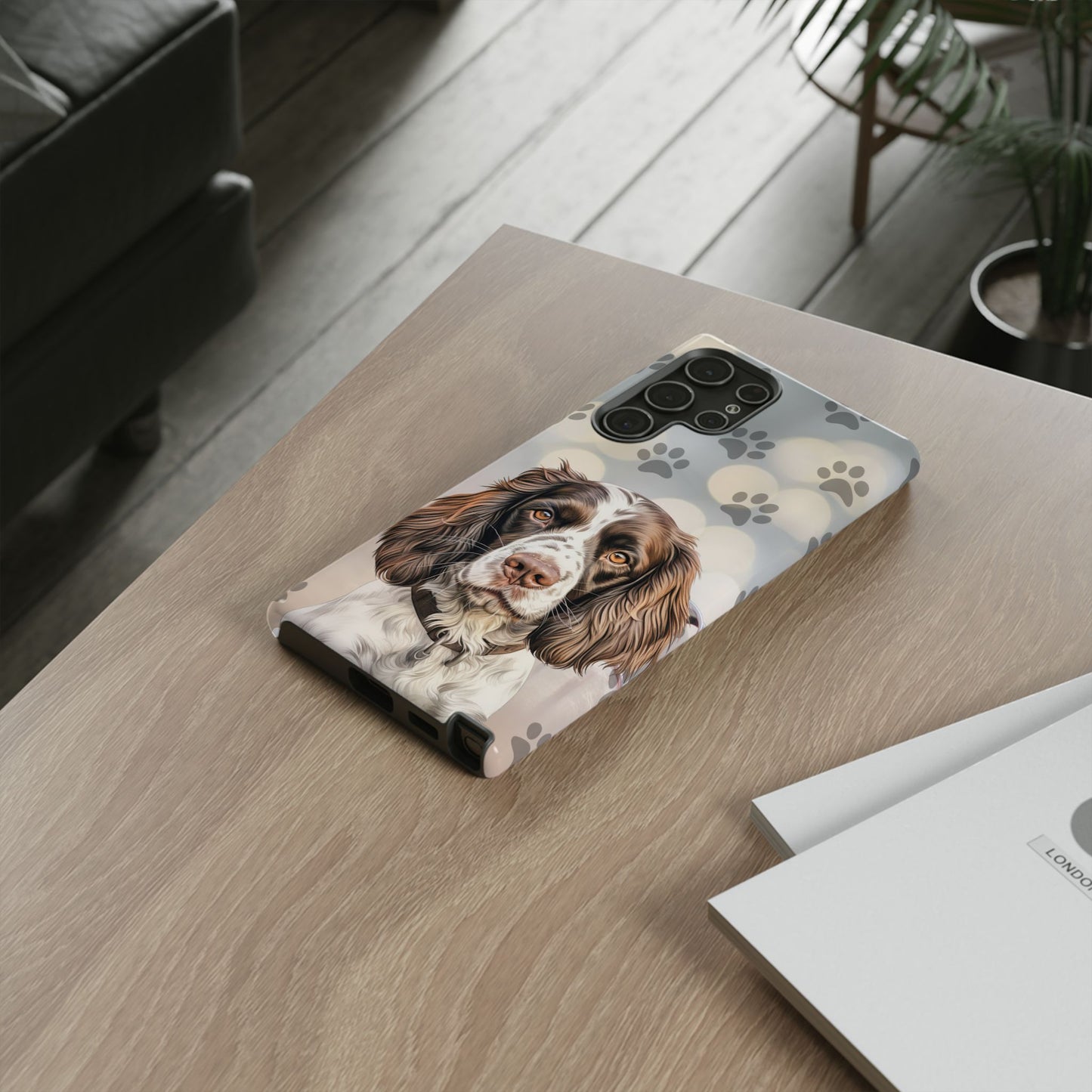 English Springer Spaniel Phone Case by Tough Cases (Apple iPhone, Samsung Galaxy, and Google Pixel)