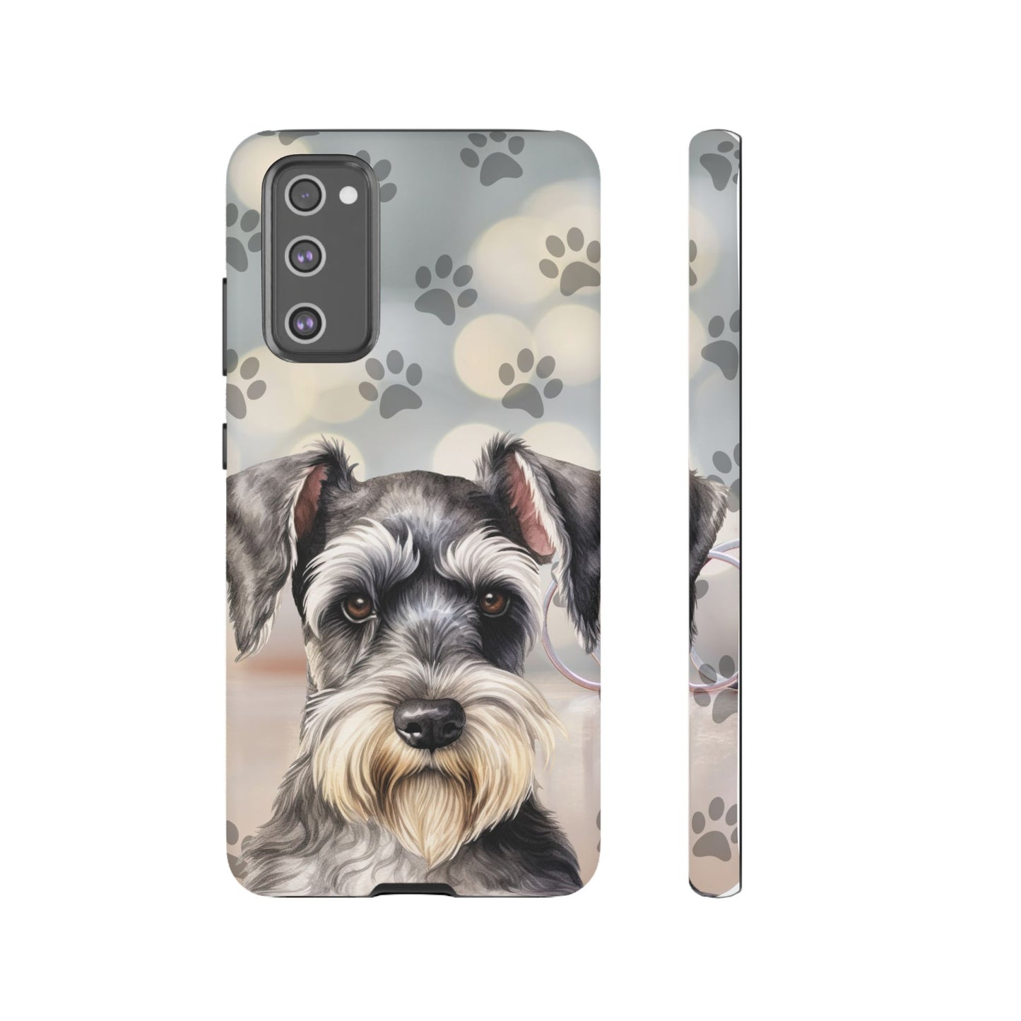 Miniature Schnauzer by Tough Cases (Apple iPhone, Samsung Galaxy, and Google Pixel)