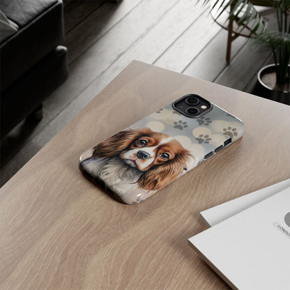 Cavalier King Charles Spaniel phone case by Tough Cases (Apple iPhone, Samsung Galaxy, and Google Pixel)