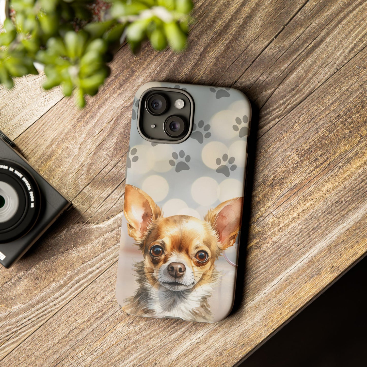 Chihuahua phone case by Tough Cases (Apple iPhone, Samsung Galaxy, and Google Pixel)