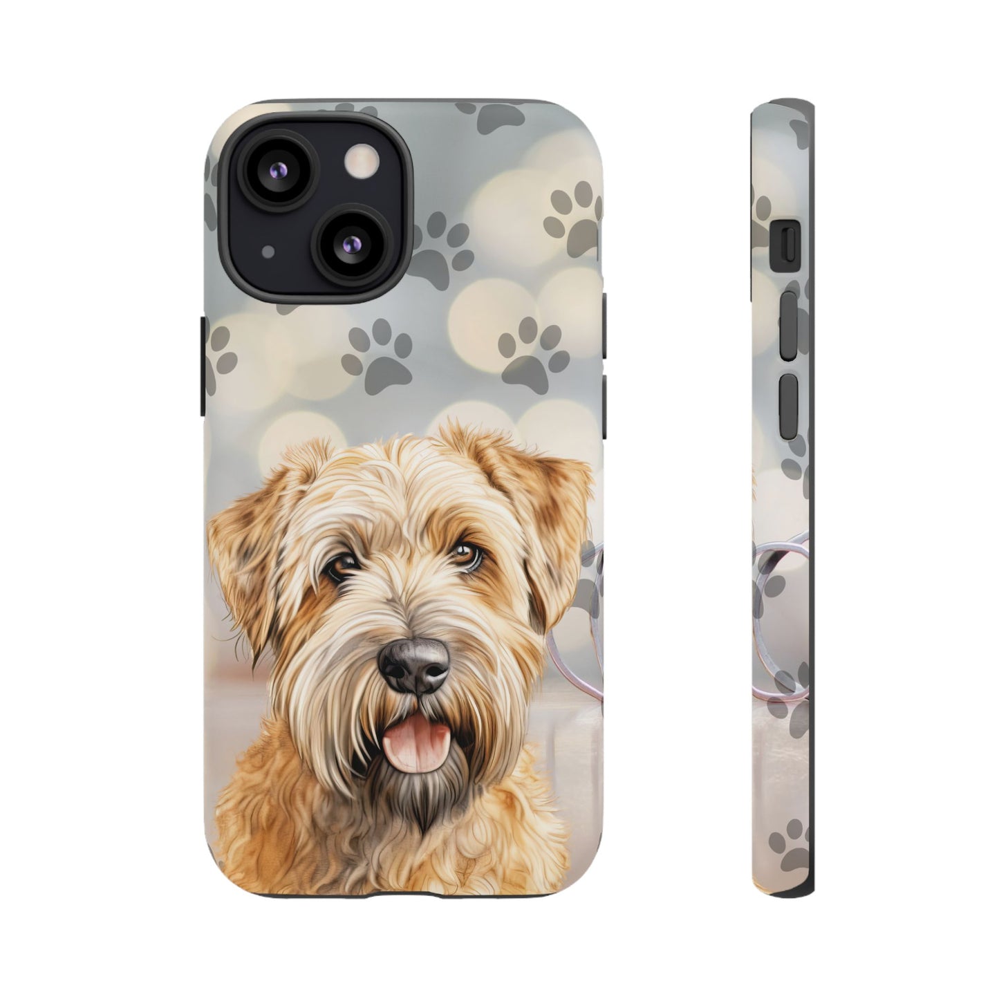 Self-Coated Wheaten Terrier by Tough Cases (Apple iPhone, Samsung Galaxy, and Google Pixel)