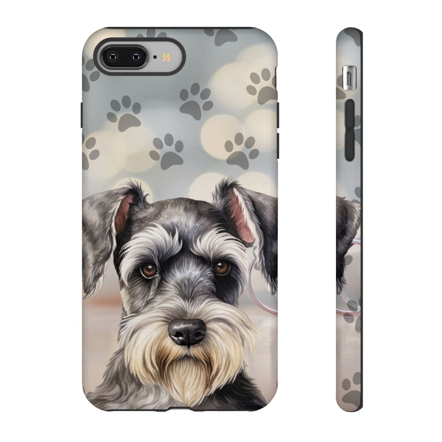 Miniature Schnauzer by Tough Cases (Apple iPhone, Samsung Galaxy, and Google Pixel)
